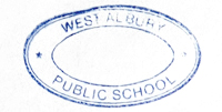 Albury West Public School stamp